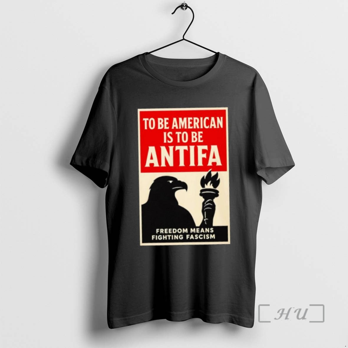 Officials Eagle Holding Torch To Be American Is To Be Antifa Freedom