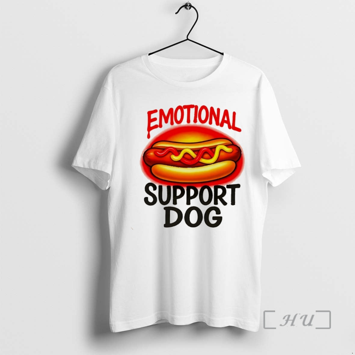Officials Emotional Support Dog Hot Dog Shirt Designer Gift