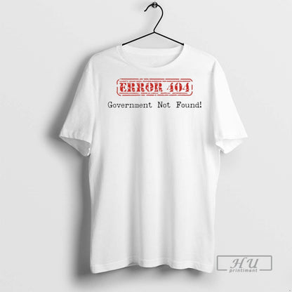 Officials Error 404 Government Not Found T Shirts Long Sleeve Vintage