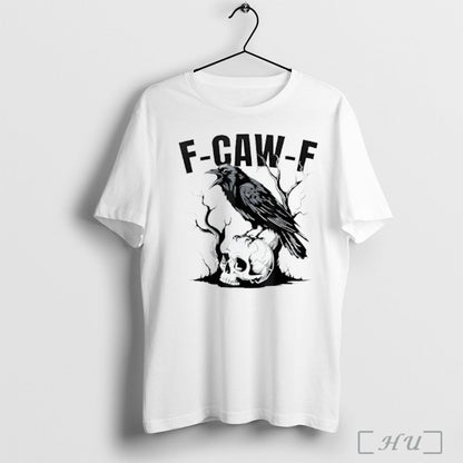 Officials F Caw F Black Bird F Caw F Crow Skull Hoodie Authentic Look