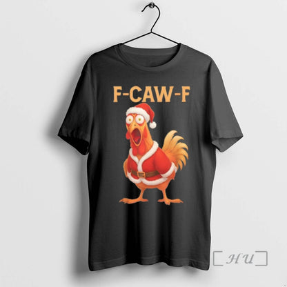 Officials F Caw F Chicken Santa Tee Trendy Fashion
