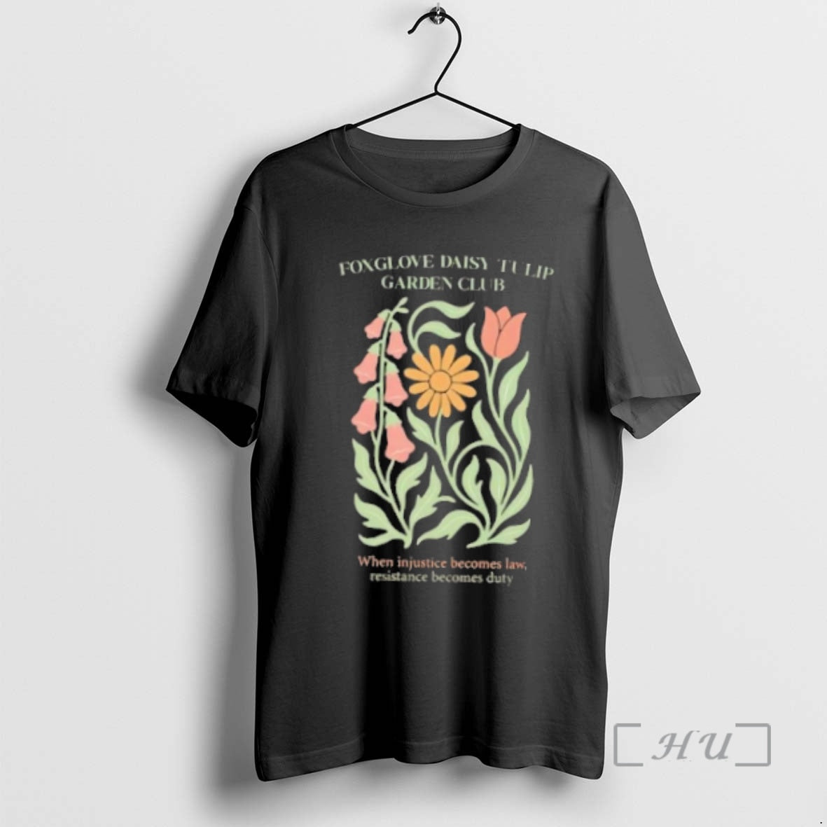 Officials Fdt Foxglove Daisy Tulip Garden Club Tee Vintage Merch
