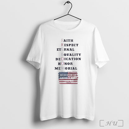Officials Freedom Faith Eternal Respect Equality Dedication Honor