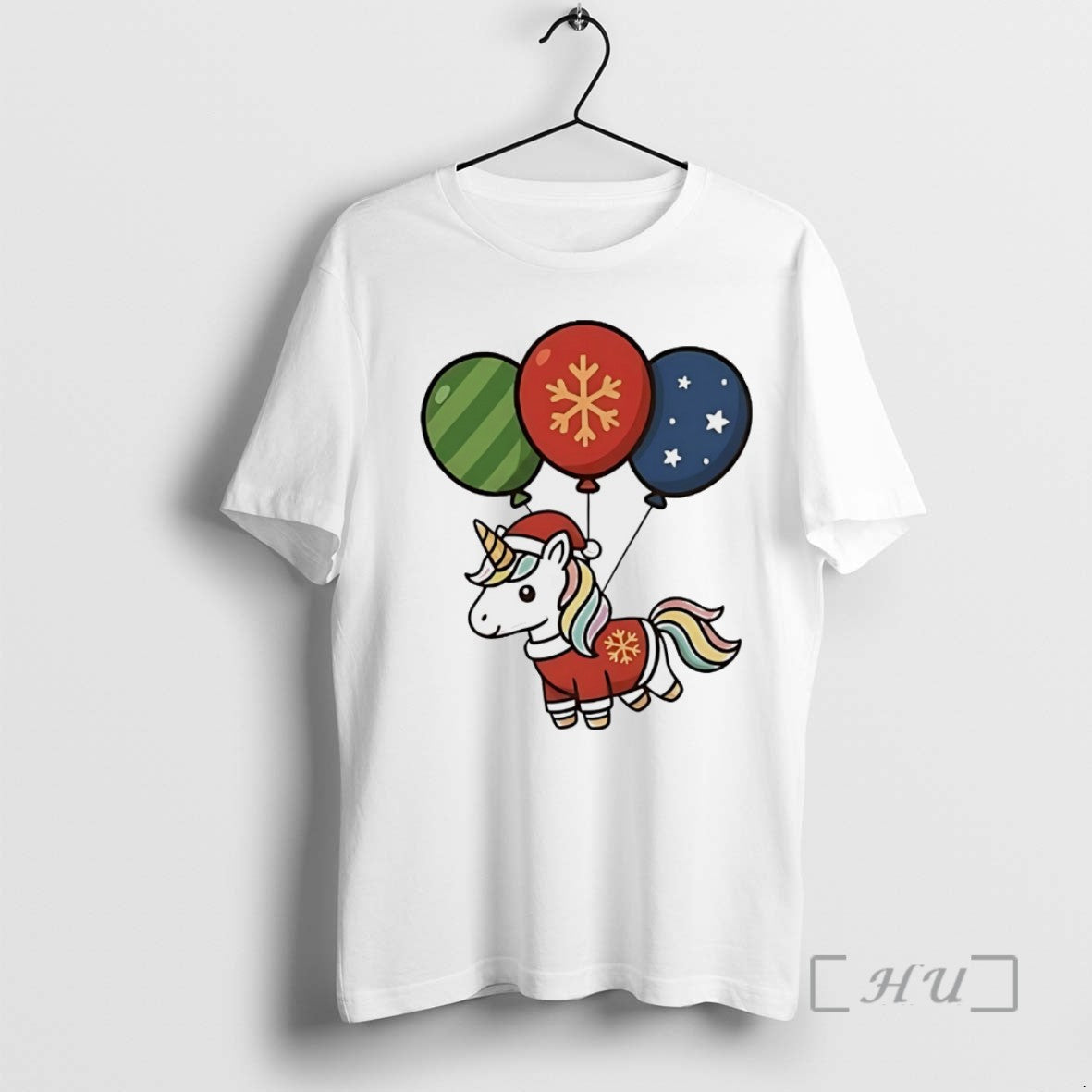 Officials Flying Balloon Unicorn White Hoodie Elegant Look