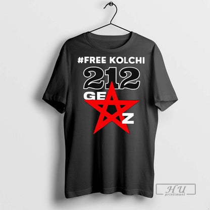 Officials Free Kolchi 212 Gez Star T Shirts TShirt Retro Design