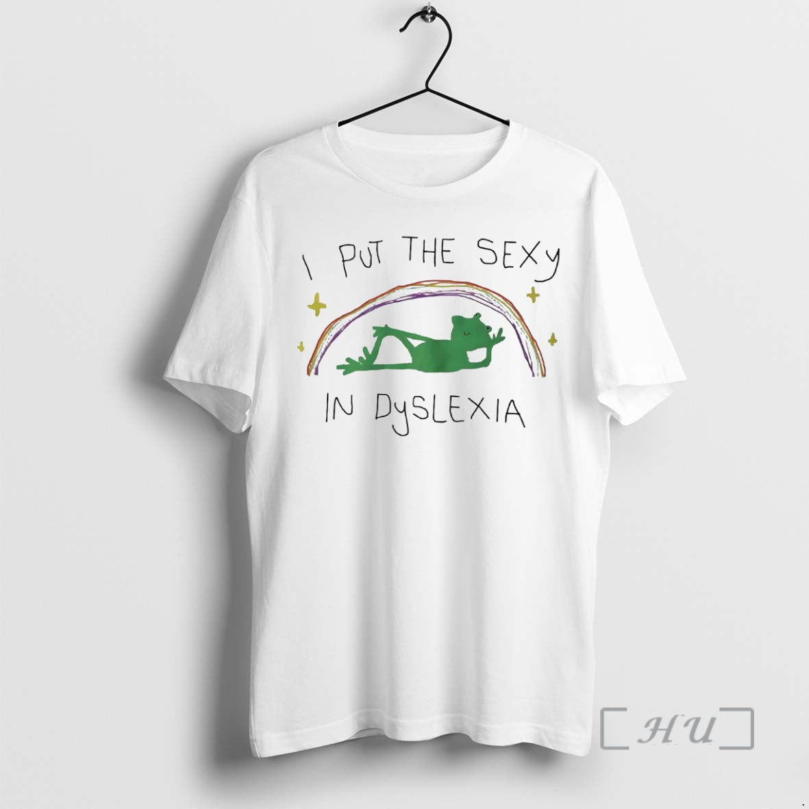 Officials Frog I Put Sexy Dyslexia Rainbow Hoodie Modern Collection