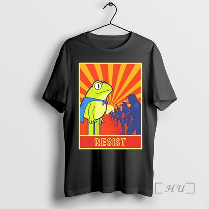 Officials Frog Resist Portland Frog Protest Activist TShirt Retro