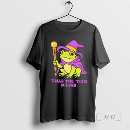 Officials Frog Wizard Twas Tism Mlord Shirt Elegant Look
