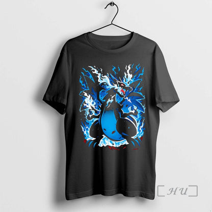 Officials Roaring Blue Flames Long Sleeve Designer Merch