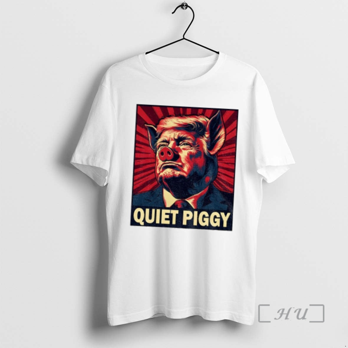 Officials Trump Viral Interview Quiet Quiet Piggy Hoodie Elegant