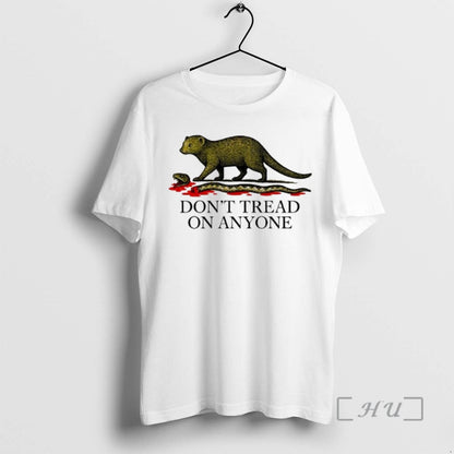 Officials Gadsden Flag Weasel Dont Tread Anyone Shirt Modern Art