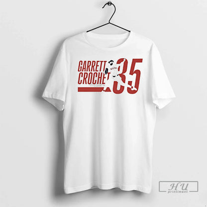 Officials Garrett Crochet 35 Boston Red Sox Mlb Player Signature Shir