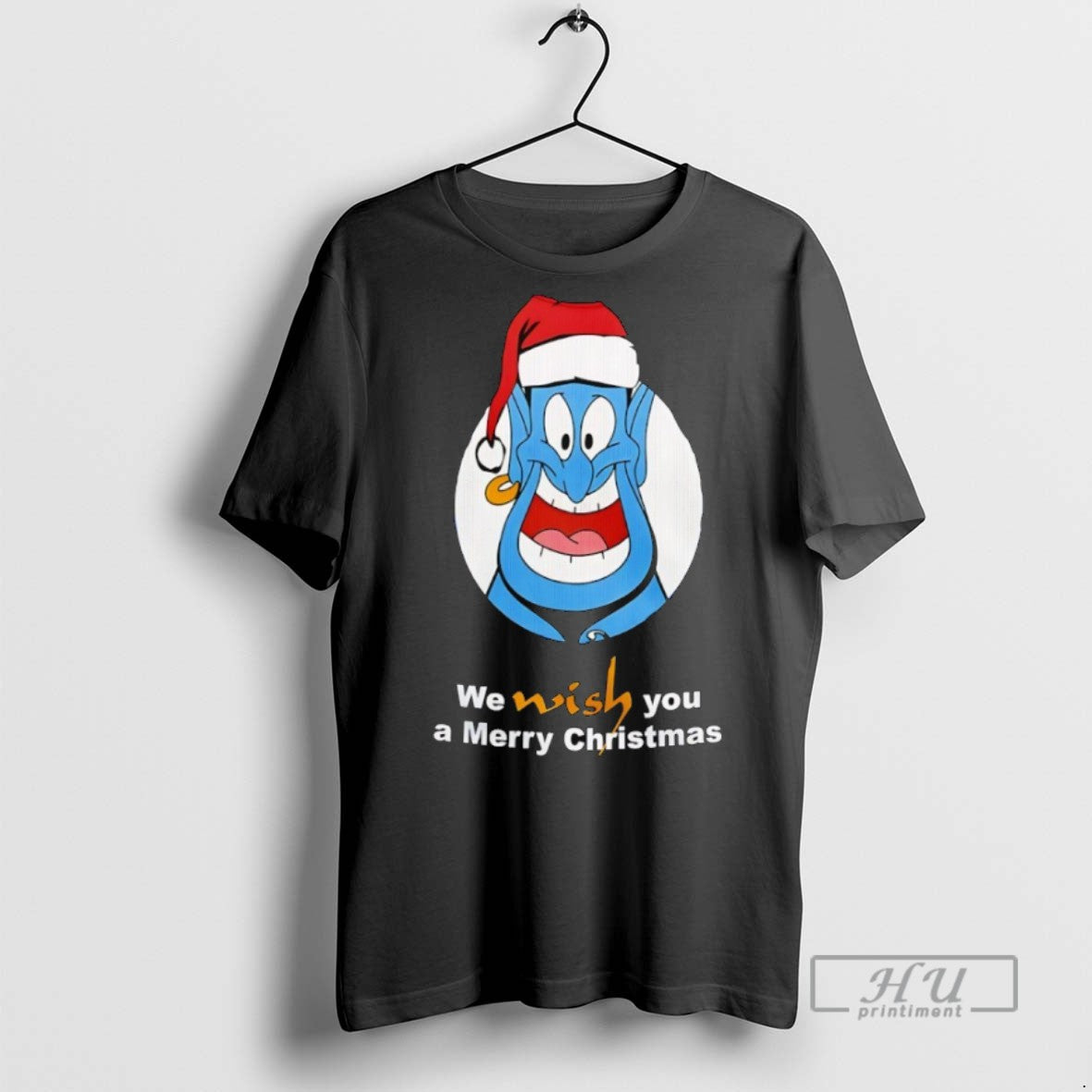 Officials Genie Aladdin We Wish You Merry Ugly T Shirts Tank Top