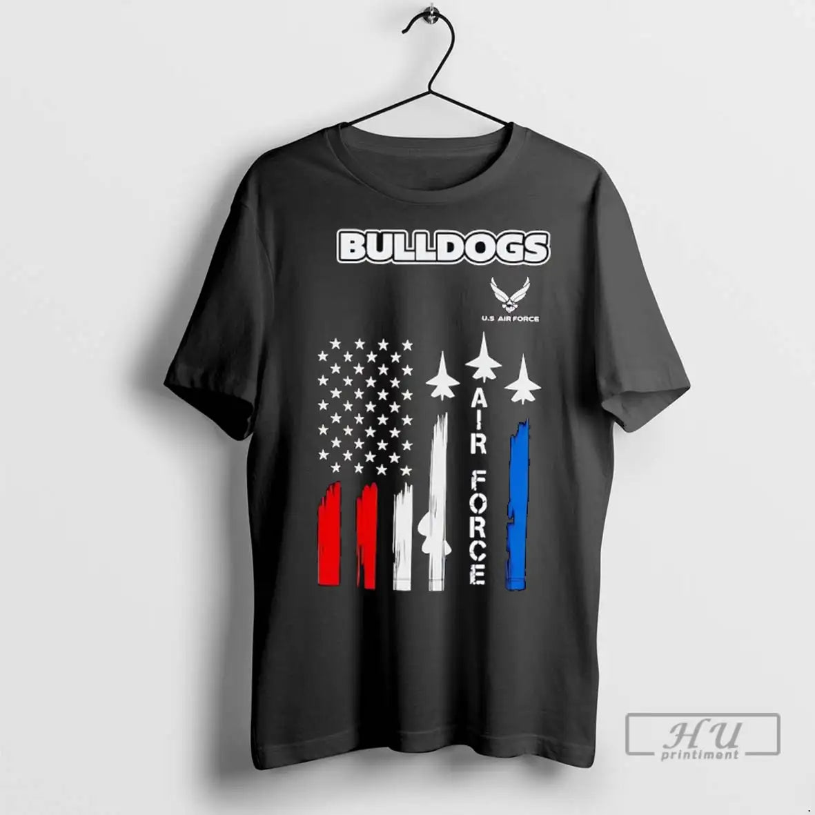 Officials Georgia Bulldogs Us Air Force Us Flag T Shirts Long Sleeve