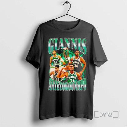Officials Giannis Antetokounmpo Milwaukee Bucks Tank Top Premium Art