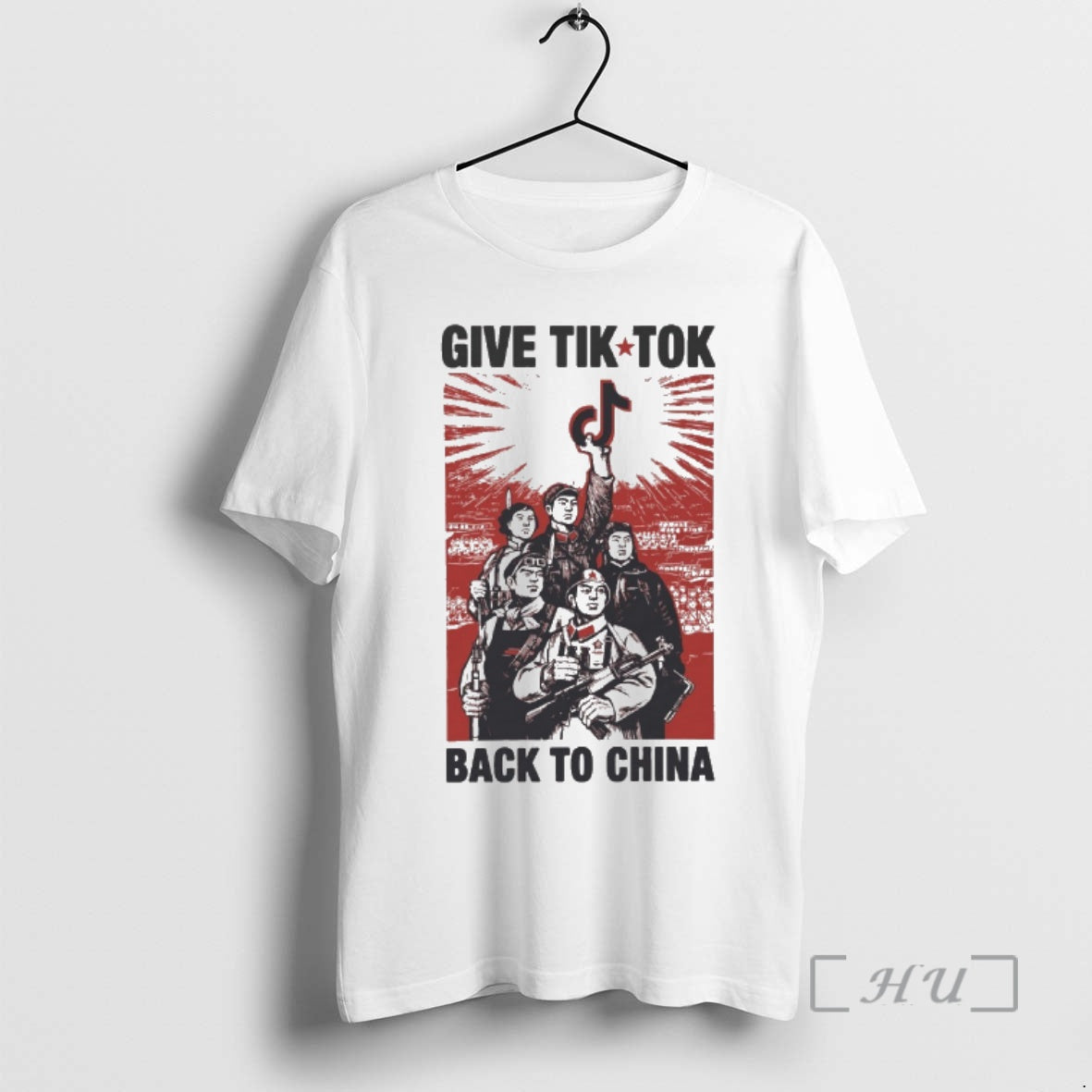 Give Tiktok Tech Back To China 2026 2 Hoodie Premium Merch
