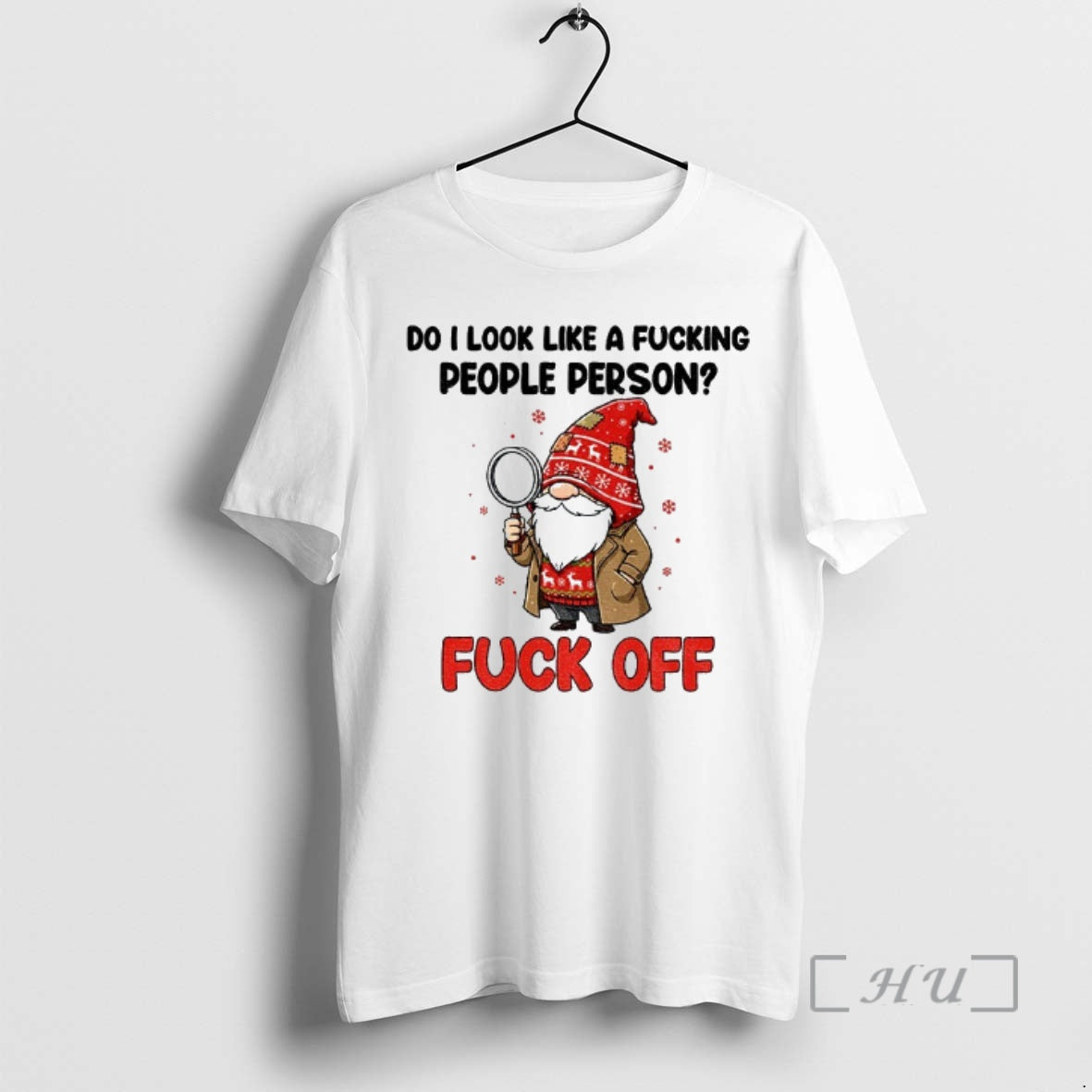 Officials Gnome Do I Like Fucking People Person Fuck Off Merry Hoodie
