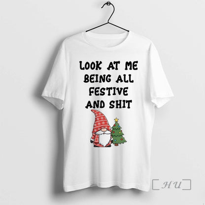 Officials Gnome Me Being All Festive And Shit Premium T Shirts Shirt