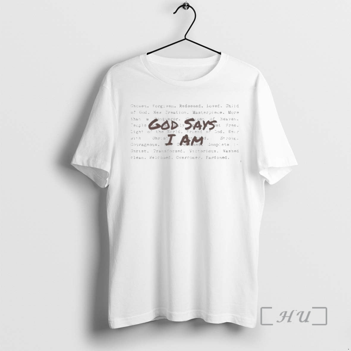 Officials God Says I Am Christian Shirt Vintage Apparel