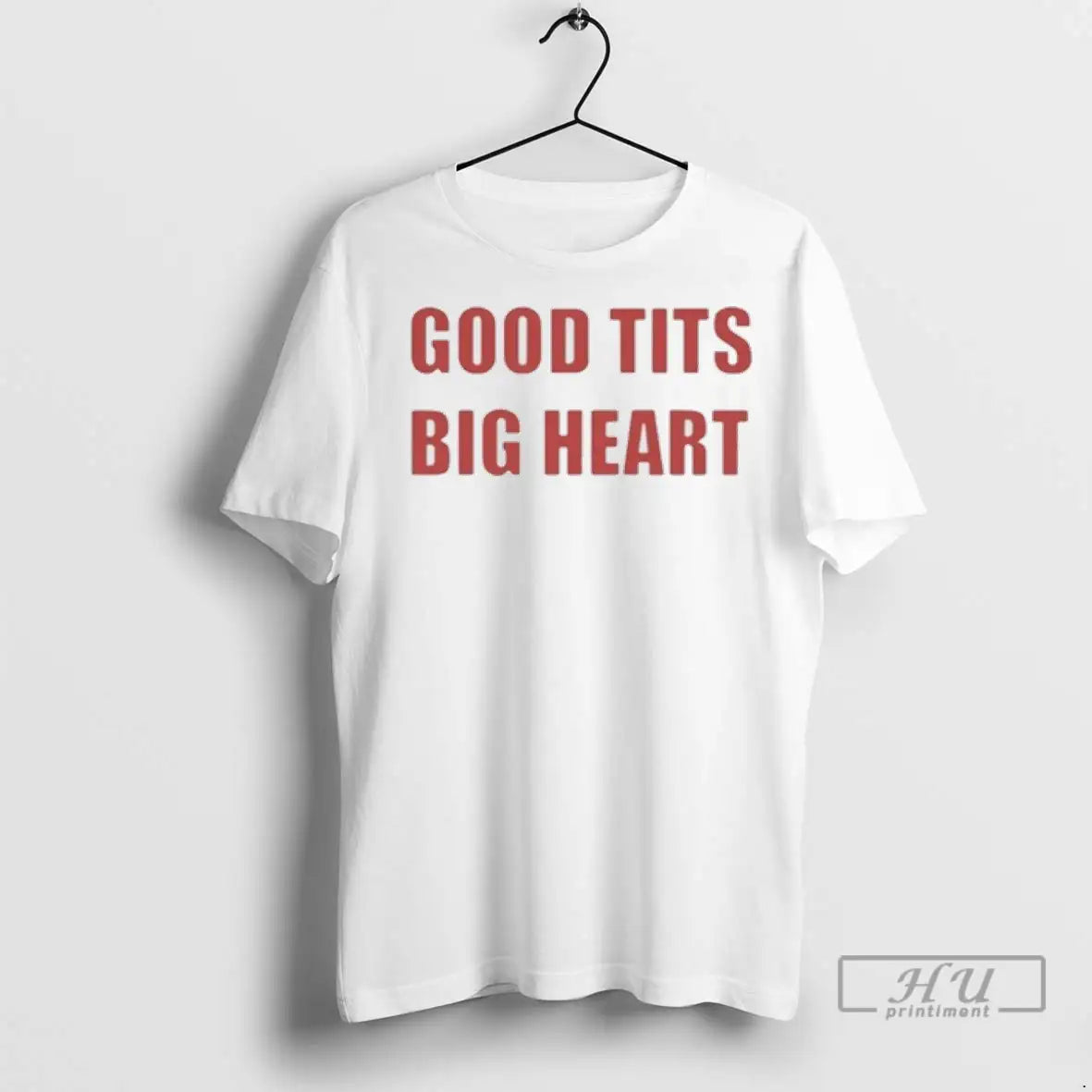 Officials Good Tits Big Heart Ladies T Shirts Tee Designer Look