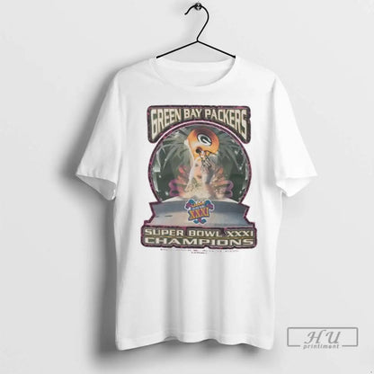 Officials Green Bay Packers Super Bowl Xxxi Champions T Shirts