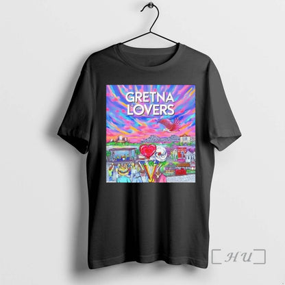 Officials Gretna Is Lovers Long Sleeve Retro Art