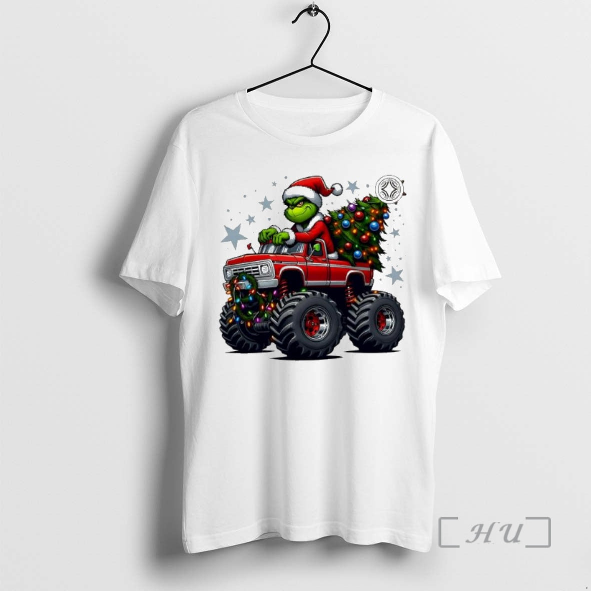 Officials Grinch Monster Truck Tee Stylish Fashion