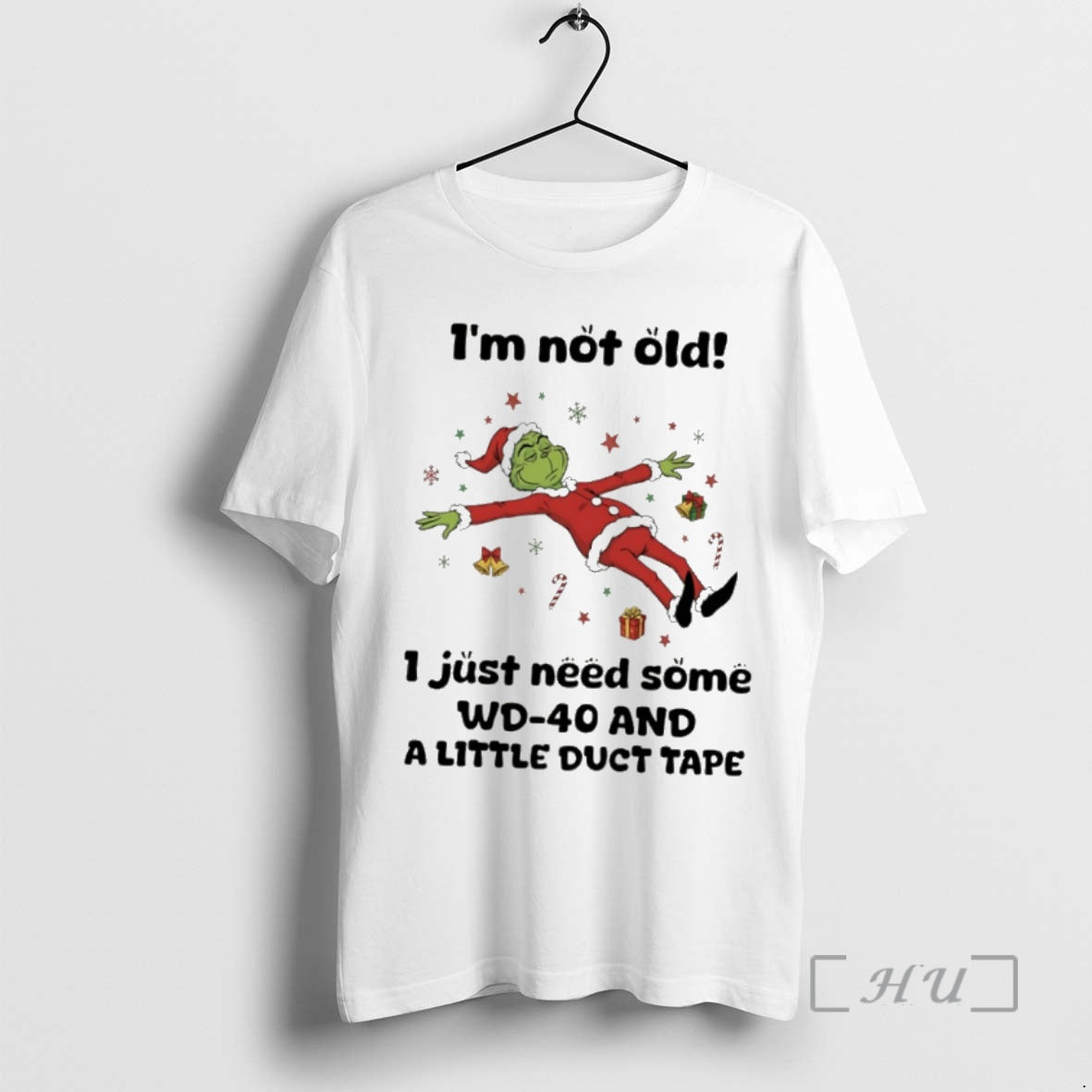 Officials Grinch Santa Im Not Old I Just Need Some Wd 40 And Tank Top