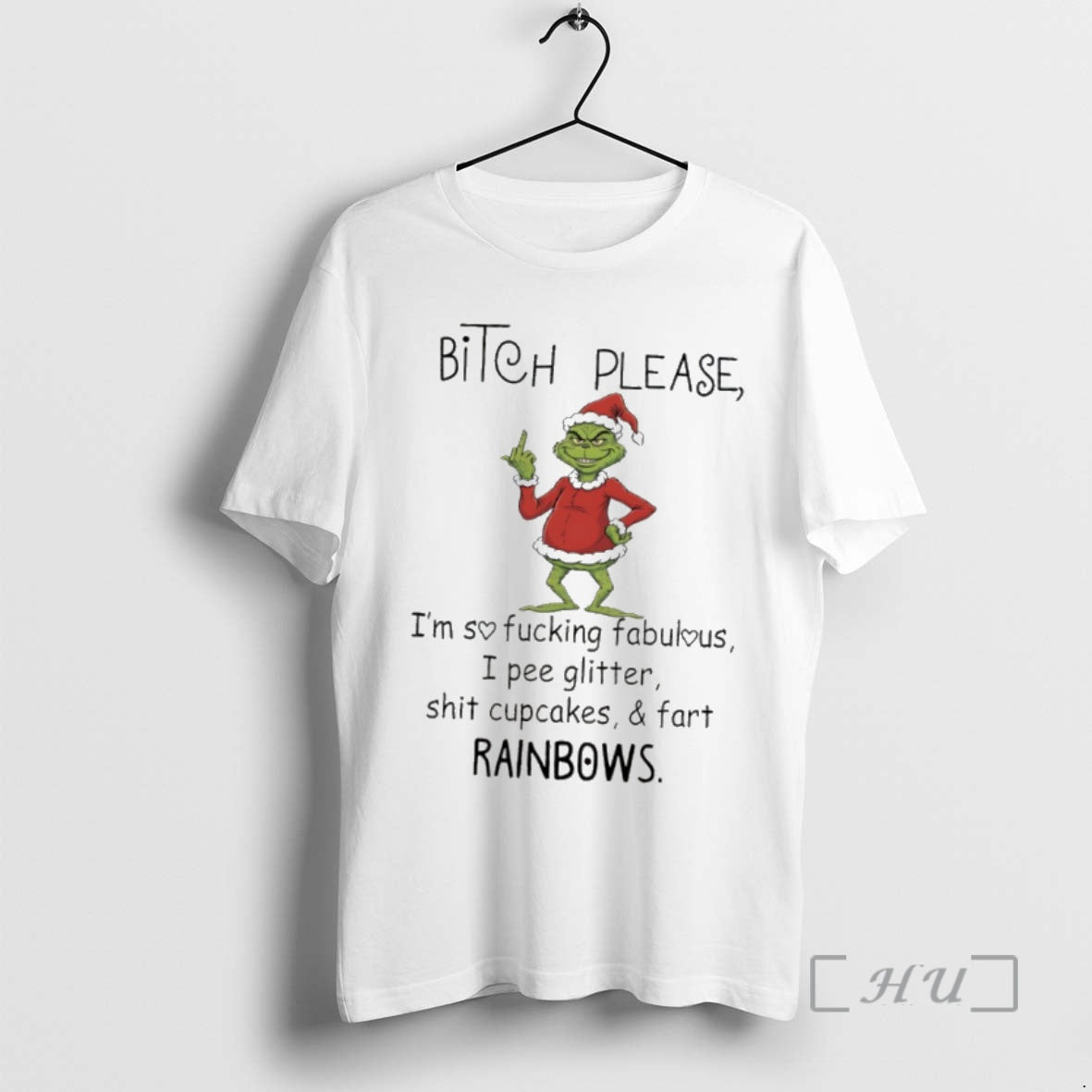 Officials Grinch Santa Middle Finger Bitch Please Im So Fucking