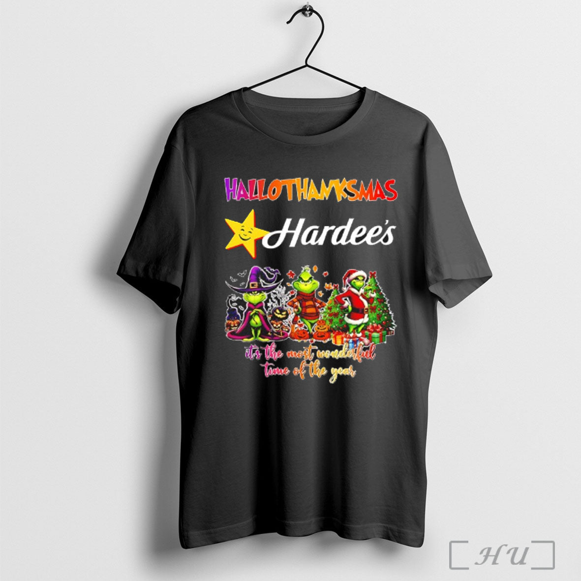 Officials Grinch Hallothanksmas X Hardees Its Most Wonderful Time