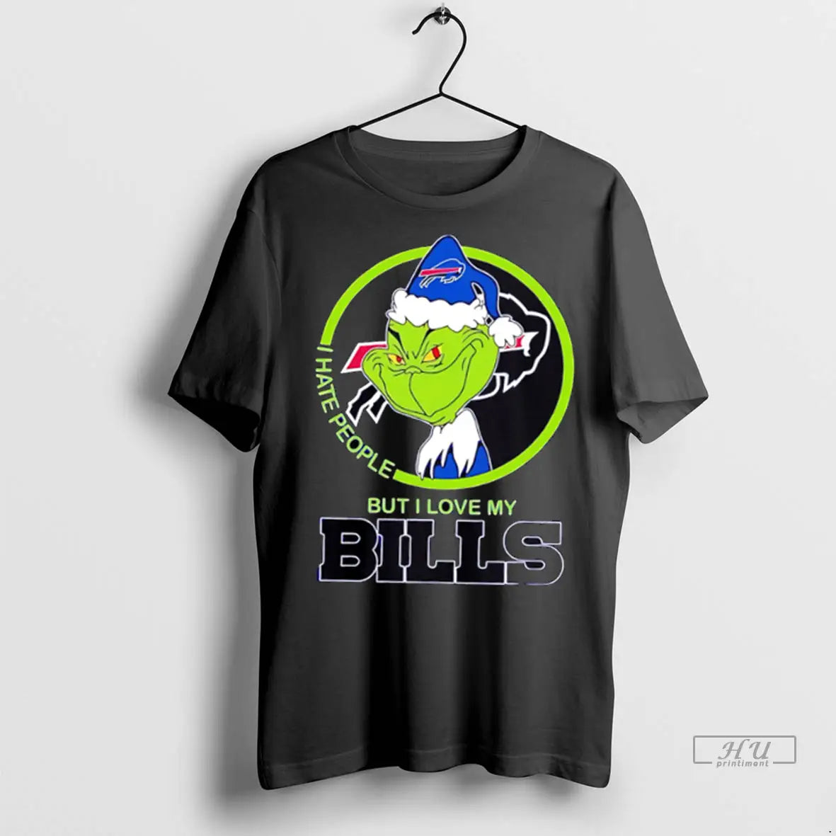 Officials Grinch I Hate People But I Love My Buffalo Bills Football T