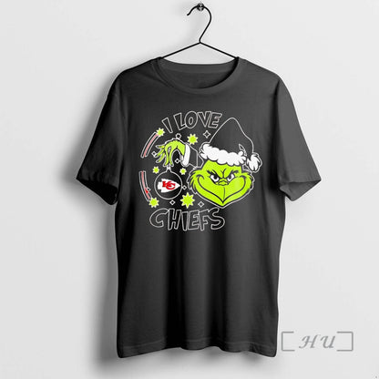Officials Grinch I Love Kansas City Chiefs Sweatshirt Vintage Art