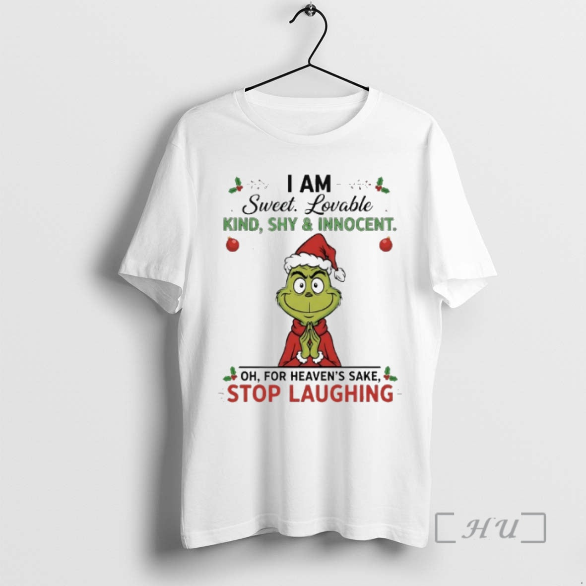 Officials Grinch Santa 2025 I Am Sweet Lovable Kind Shy And Innocent