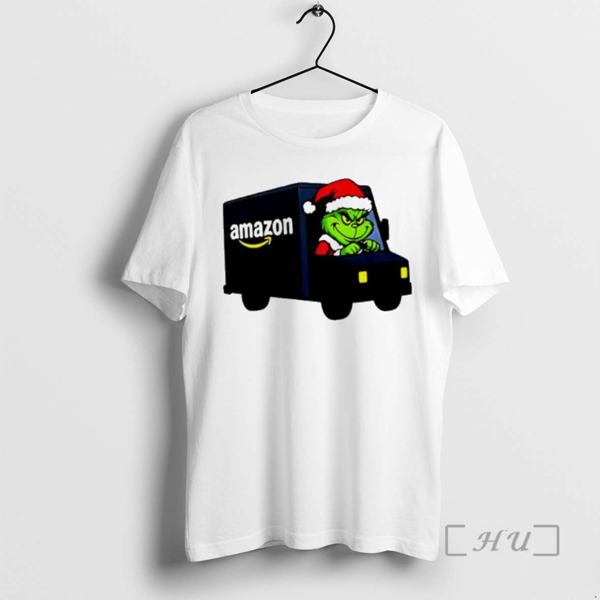 Officials Grinch Santa Claus Amazon Truck Merry Tank Top Exclusive