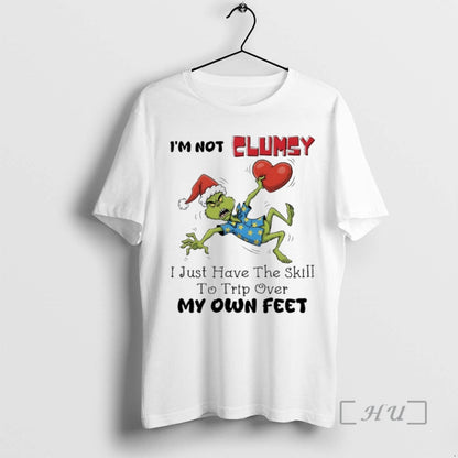 Officials Grinch Santa Im Not Clumsy I Just Have Skill To Trip Over