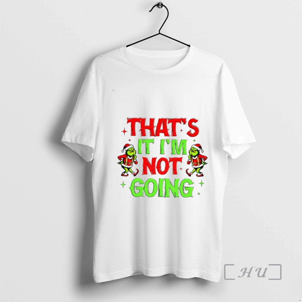 Officials Grinch Santa Thats It Im Not Going Long Sleeve Authentic