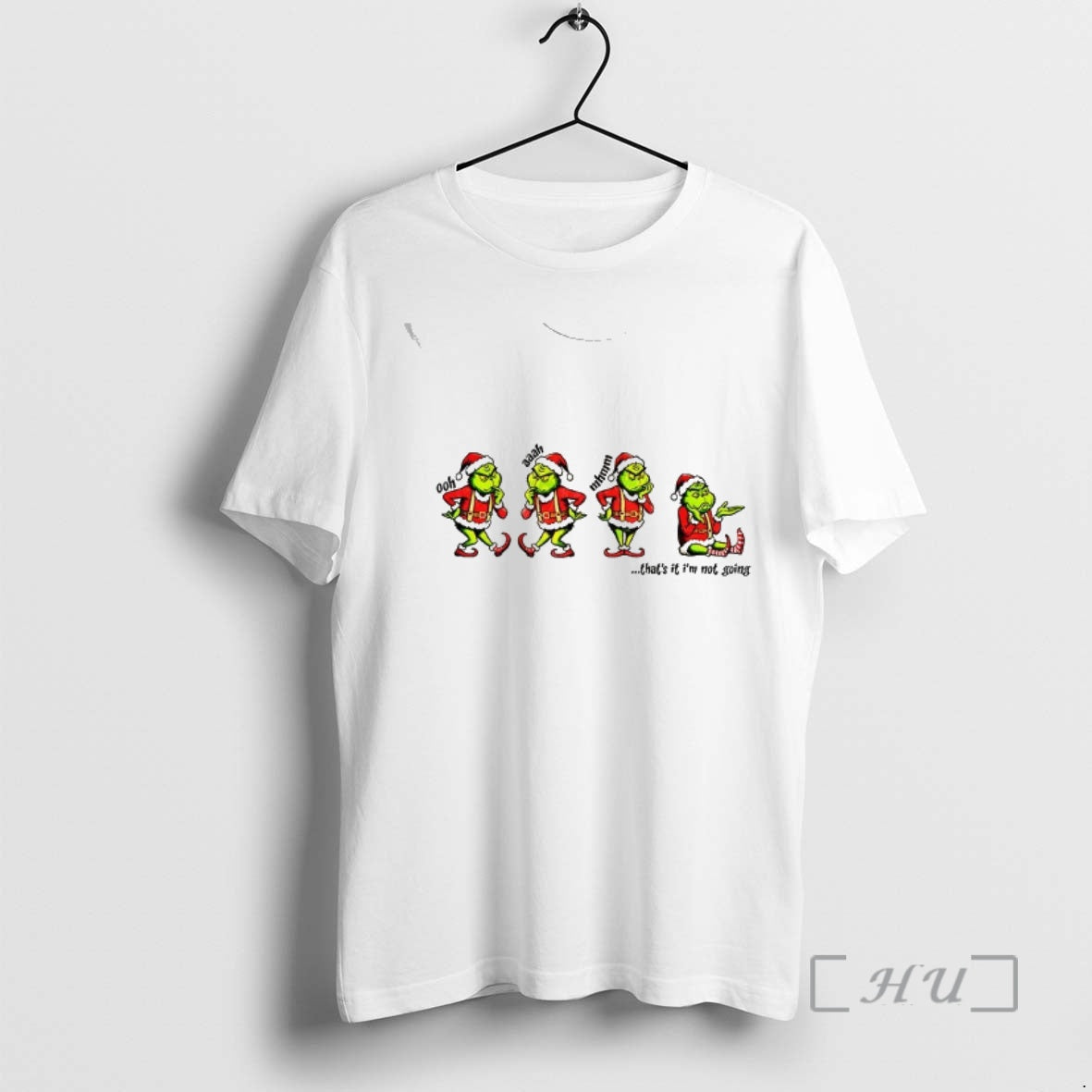 Officials Grinch Santa Thats It Im Not Going TShirt Elegant Collection