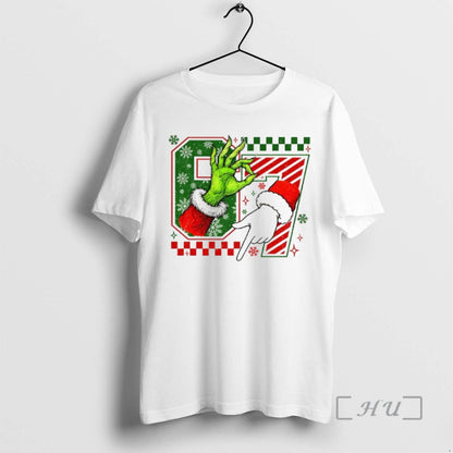 Officials Grinch And Santa Claus 6 7 Hands Merry Sweatshirt Exclusive