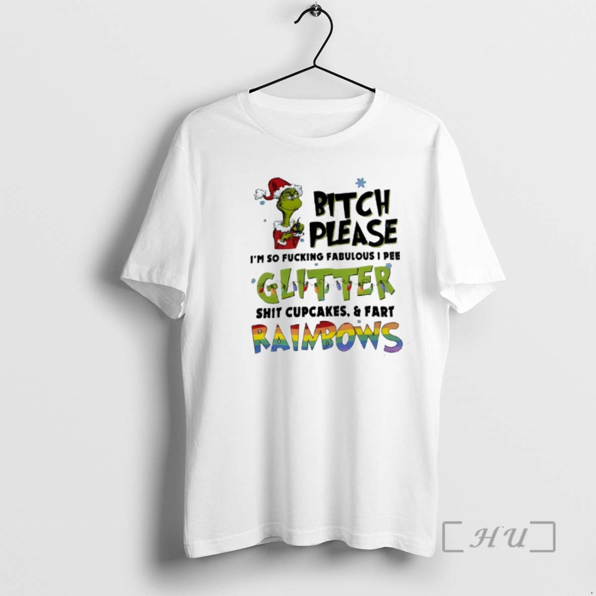 Officials Grinch Bitch Please Im So Fucking Fabulous 1 Pee Glitter