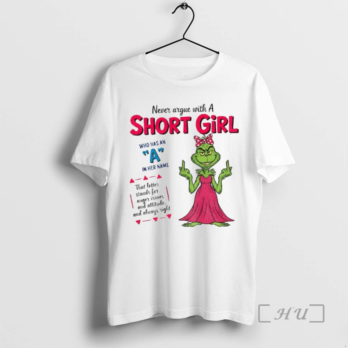 Officials Grinch Middle Finger Never Argue Short Who Has Tee Unique
