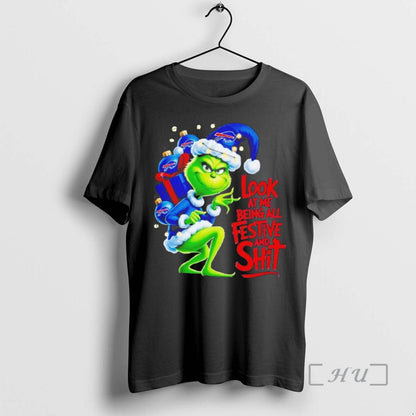 Officials Grinch Me Being All Festive And Shit Chriast Premium T