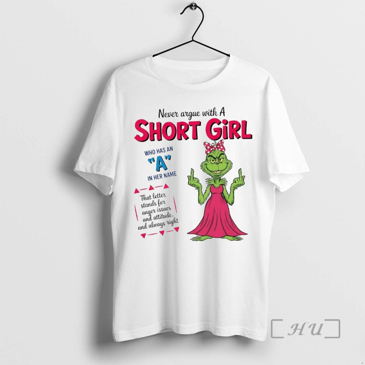 Officials Grinch Middle Finger Argue Short Has Never Premium Tee