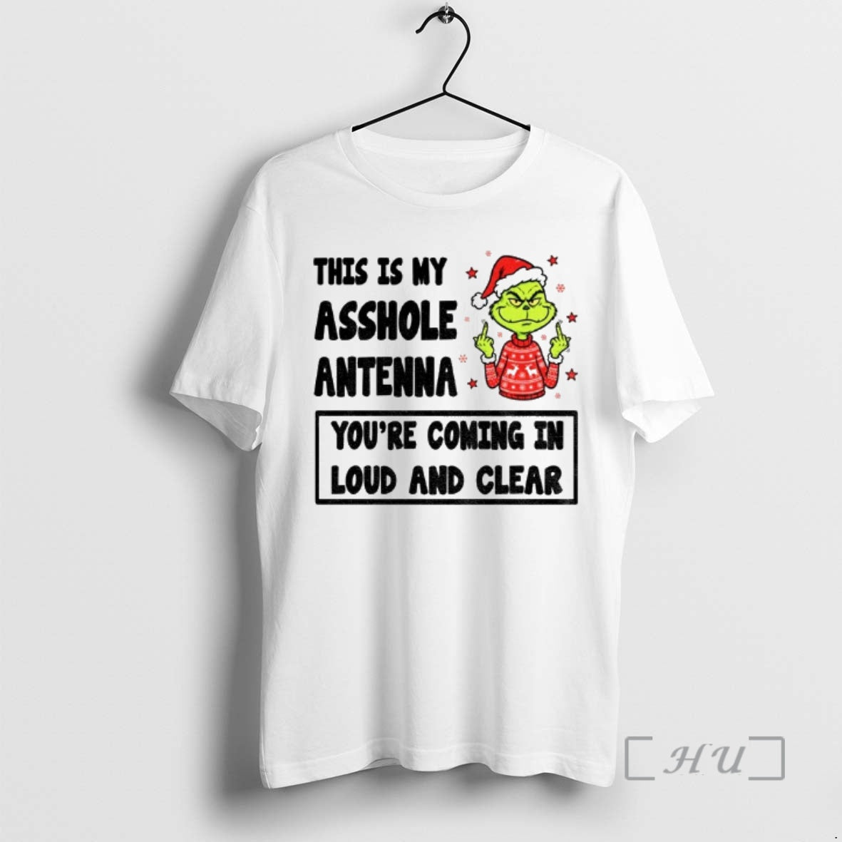 Officials Grinch Middle Finger This Is My Asshole Antenna Youre