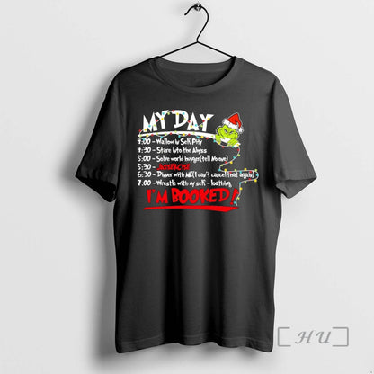 Officials Grinch My Day Schedule Jazzercize Im Booked Tee Designer