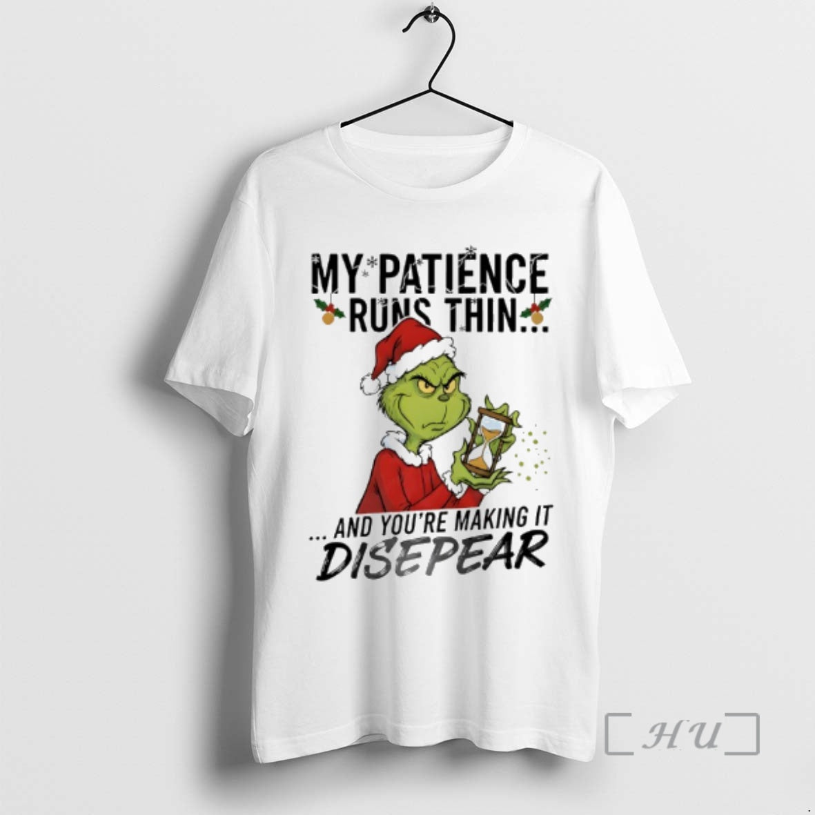 Officials Grinch My Patience Runs Thin And Youre Making It Sweatshirt