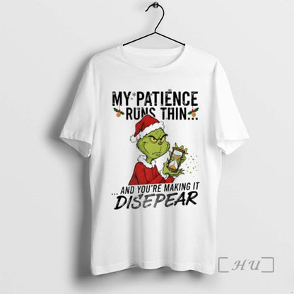 Officials Grinch My Patience Runs Thin And Youre Making It Sweatshirt