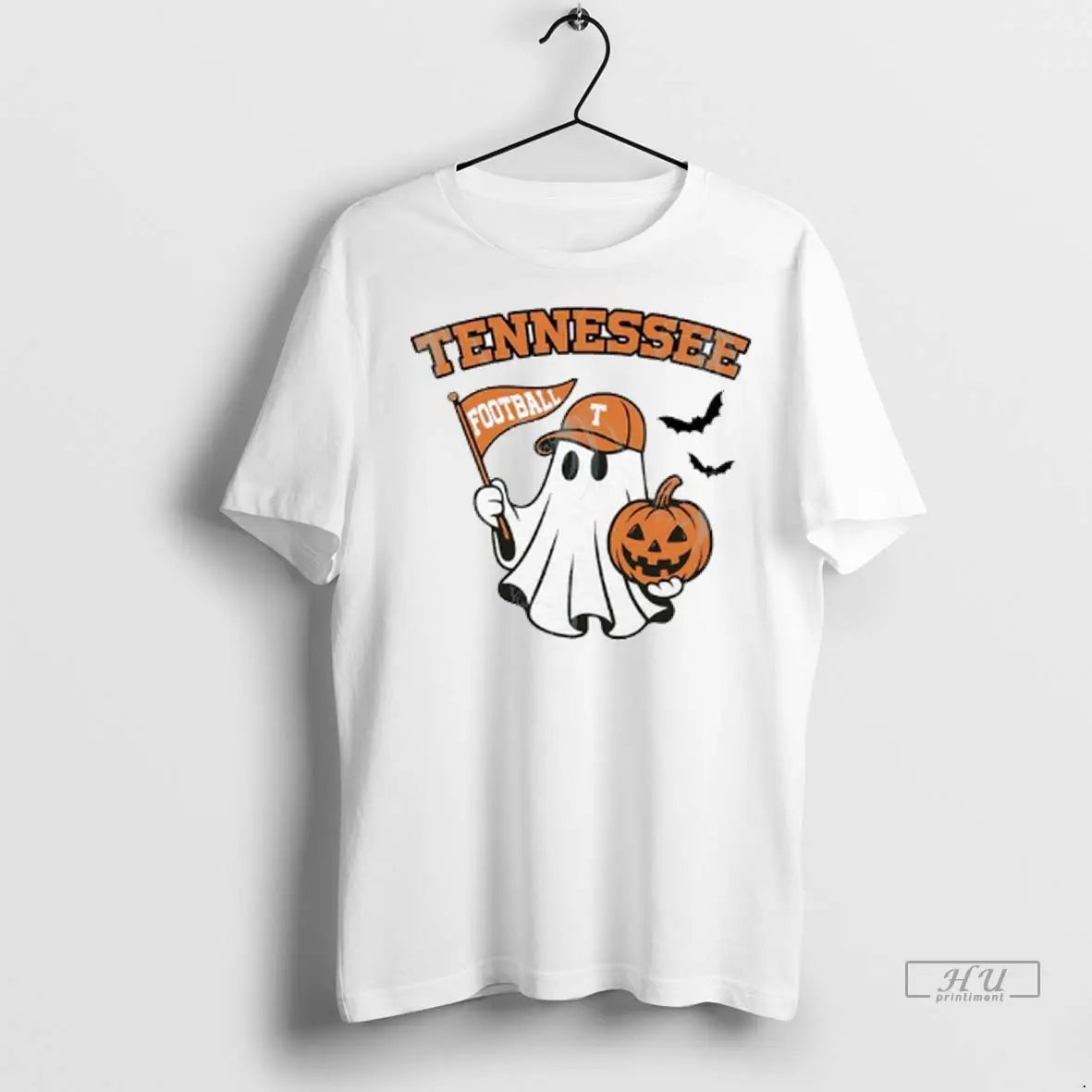 Officials Halloween Ghost Tennessee Volunteers Football Flag Pumpkin