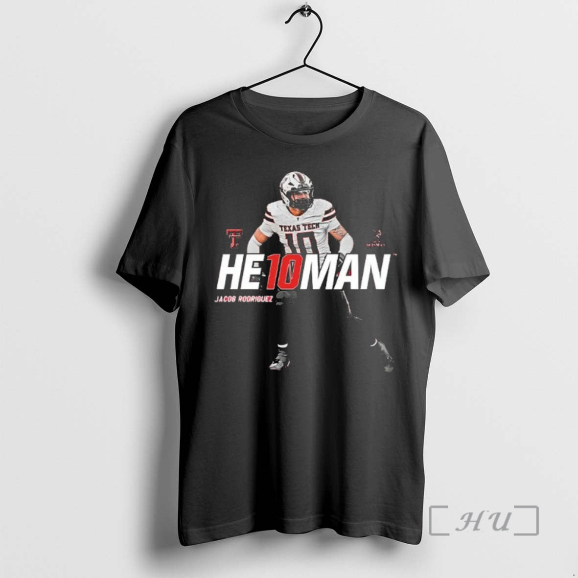 Officials He10Man Texas Tech Jacob Rodriguez Tee Stylish Look
