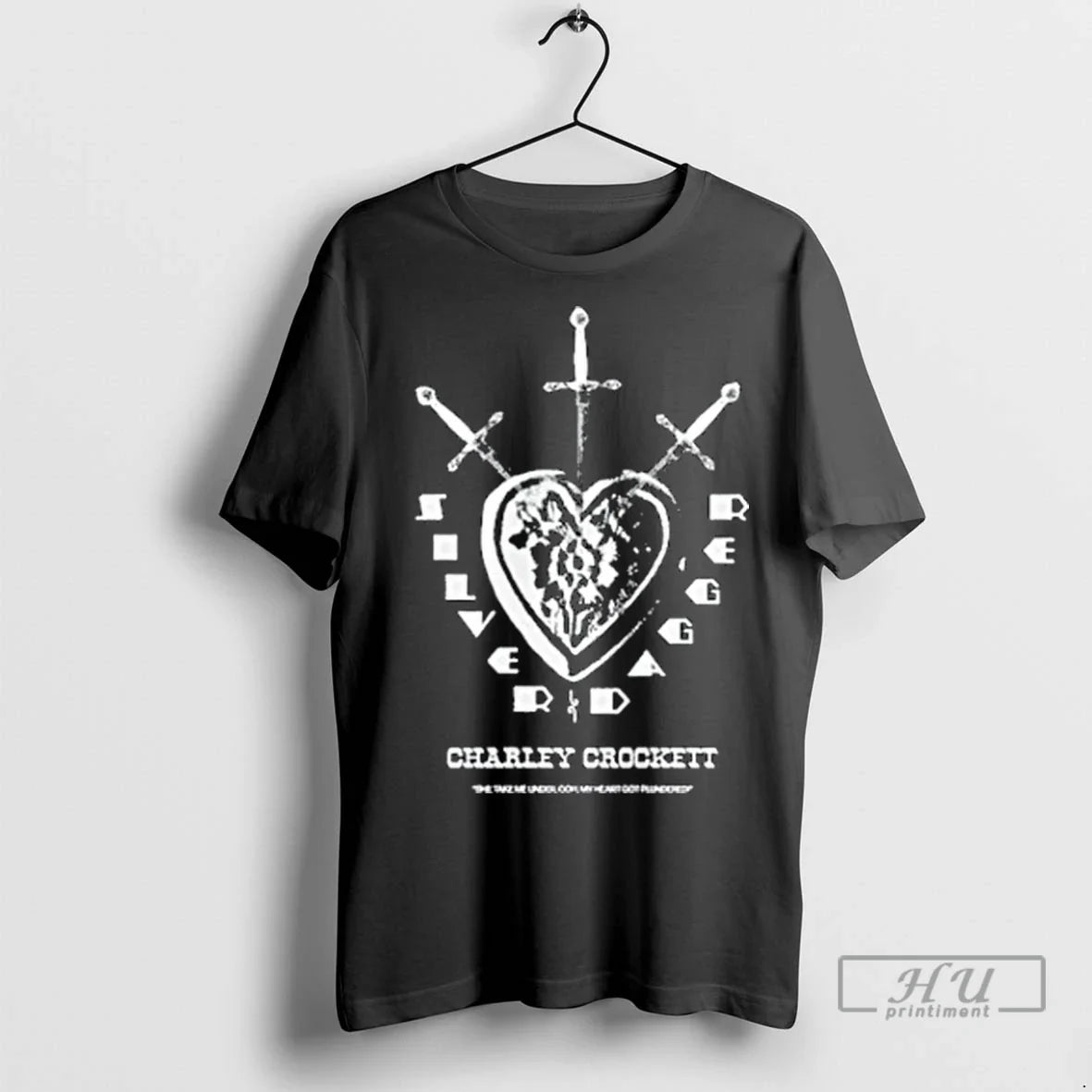 Officials Heart Charley Crockett Silver Dagger 2025 T Shirts