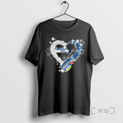Heart Seattle Seahawks Go Hawks Super Bowl Lx Hoodie Designer Fashion